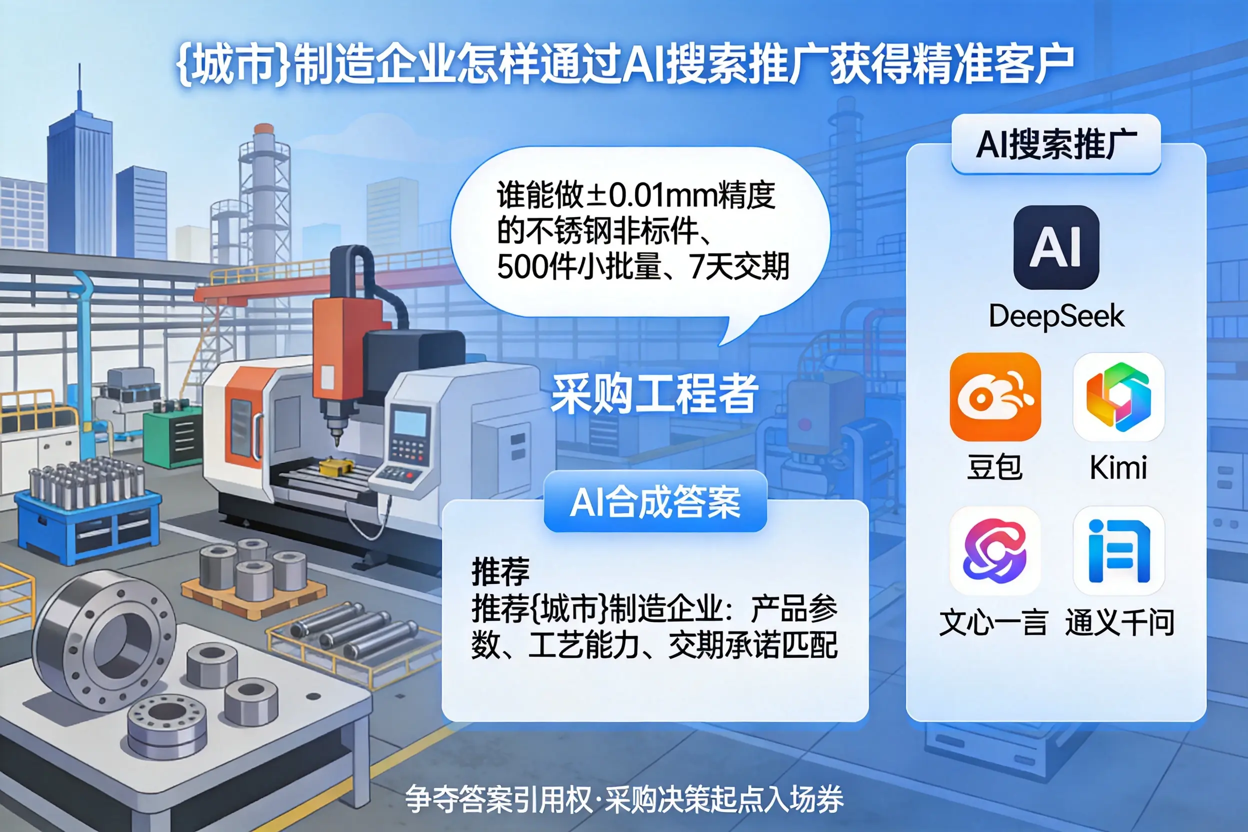 临汾制造企业怎样通过AI搜索推广获得精准客户