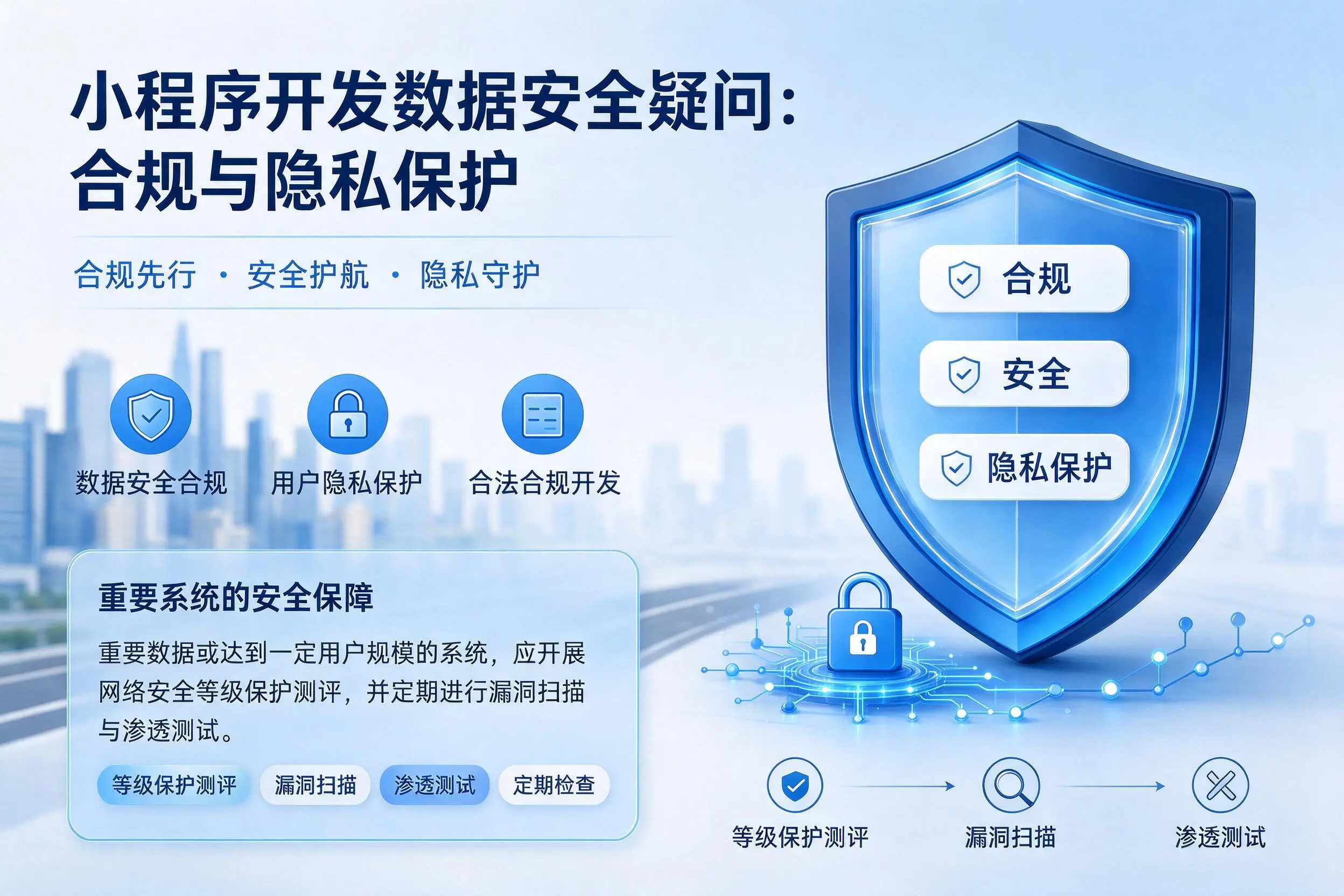 临汾小程序开发数据安全疑问：合规与隐私保护