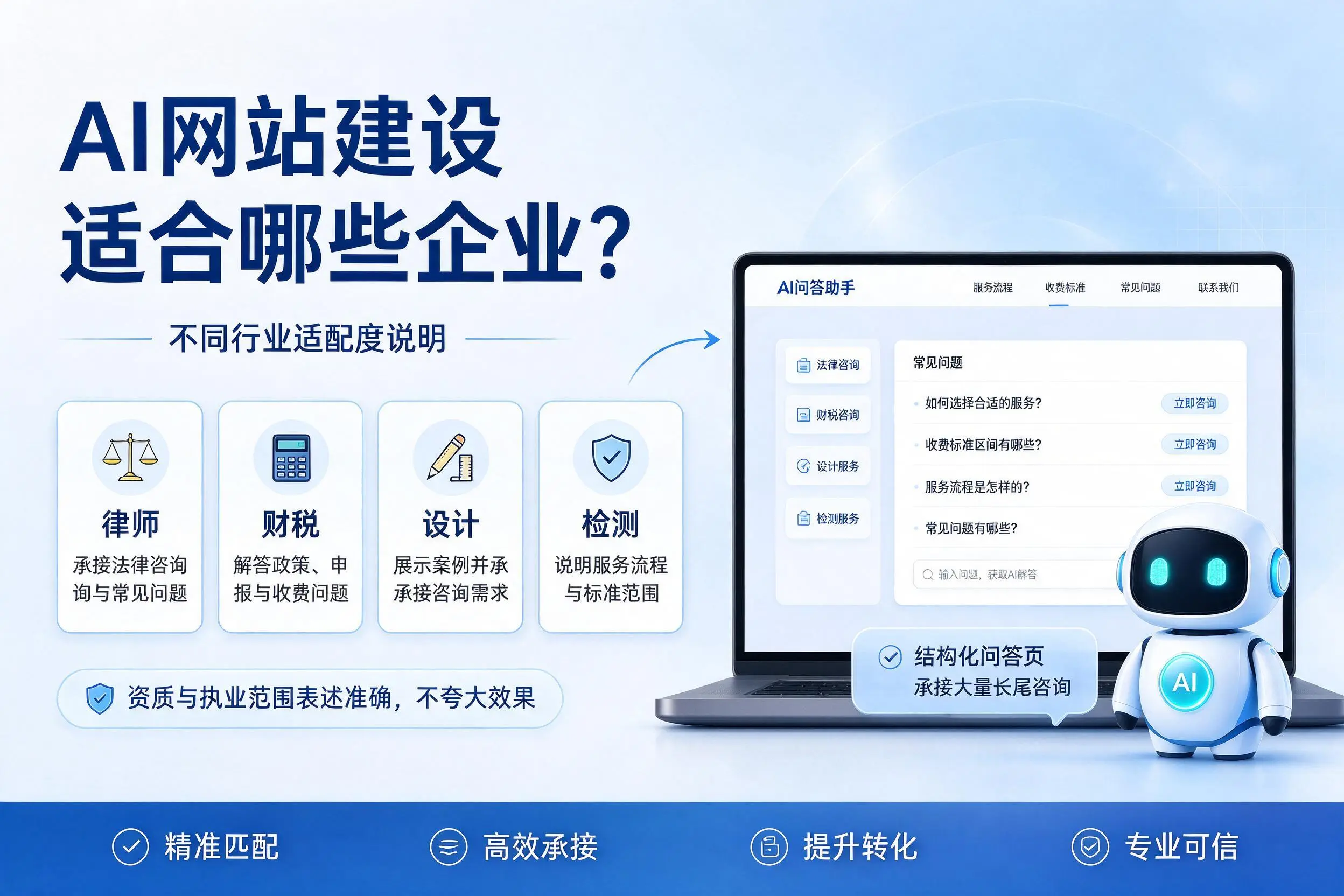 AI网站建设适合哪些企业？临汾不同行业适配度说明